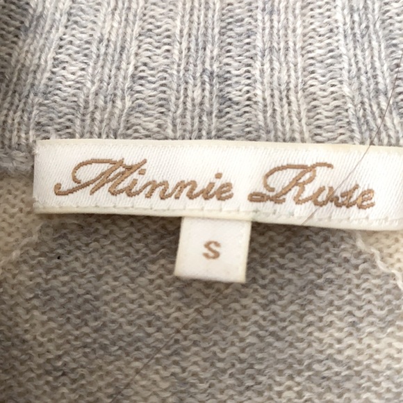 100% Cashmere Minnie Rose zip up sweater/jacket . Like new condition - Picture 7 of 10